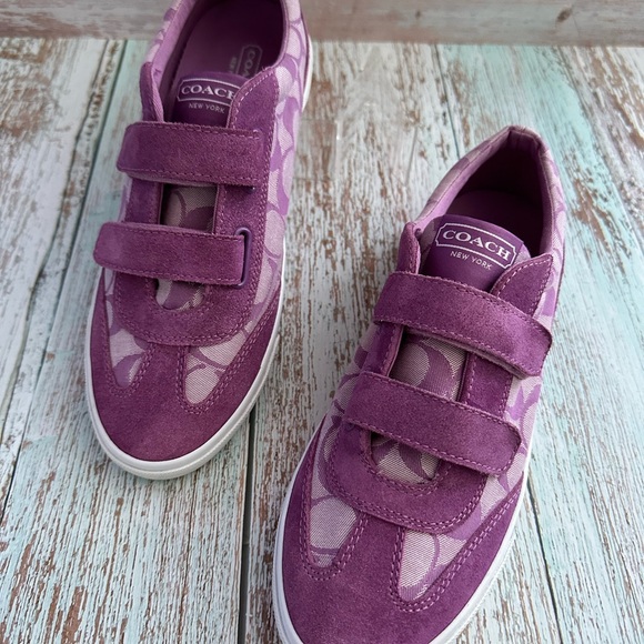 👟Lilac Coach Sneakers - Size 9,5B👟 - Picture 4 of 16